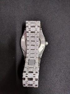 Reloj de Lujo con Moissanita para Regalo, Cristal de Zafiro, Resistente al Agua, Acero Inoxidable, Mecánico, para Hombre - Product Image 3