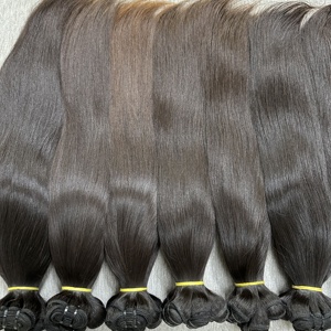 Extensions de cheveux Dream Hair à double trame, vierges vietnamiennes, cuticules alignées, aspect naturel, trame double cousue à la machine, sans produits chimiques, toutes couleurs - Product Image 2