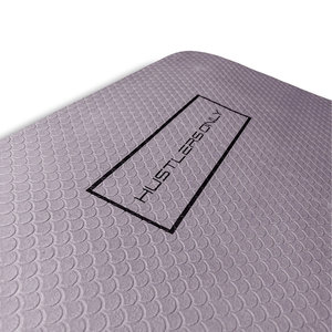 Tapis de yoga HUSTLEONLY 6 mm en TPE antidérapant, écologique, pour exercices, fitness, Pilates, gym, entraînement, avec logo personnalisé, tapis circulaire - Product Image 5