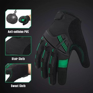 Guantes de Seguridad de Cuero para Trabajo en Invierno, Cálidos, con Visibilidad Total, Antideslizantes, Impermeables y con Protección UV para Exteriores - Product Image 6