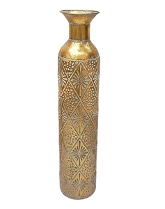 Pots à fleurs en acier argenté modernes et luxueux pour l'intérieur, grands et hauts, vases à fleurs en métal pour la décoration de la maison, salon, décoration intérieure - Product Image 5