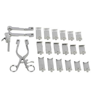 Juego de Retractores Cervicales Caspar de Azicon para Discectomía Cervical Anterior, Fusión ACDF, Hojas Transversales y Longitudinales, Herramientas Quirúrgicas - Product Image 4