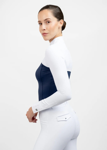 เสื้อเชิ้ตสำหรับขี่ม้าผู้หญิง ผ้าเนื้อนุ่มระดับพรีเมียม ระบายอากาศได้ดี สวมใส่สบาย กระชับพอดีตัว และมีสไตล์คลาสสิก - Product Image 2