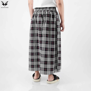 Izar Islámico para Hombre de Alta Densidad, Tejido de Algodón Transpirable con Patrón Clásico a Cuadros, Ropa de Estar Modesta para Hombres Musulmanes - Product Image 3