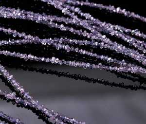 Cuentas de diamante Herkimer púrpura tanzanita en bruto, cuentas de cristal natural sin tallar para la fabricación de joyas, venta al por mayor a granel - Product Image 2