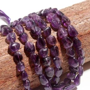 Cuentas de Amatista Africana 100% Natural, Suaves, de Alta Calidad para la Fabricación de Joyas - Product Image 3