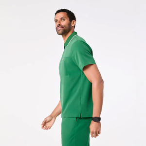 ชุดยูนิฟอร์มพยาบาลแบบจั๊มสูทสำหรับผู้หญิง ผ้าทวิลผสมคอตตอนยืดหยุ่น ป้องกันรอยยับ สำหรับโรงพยาบาล - Product Image 2