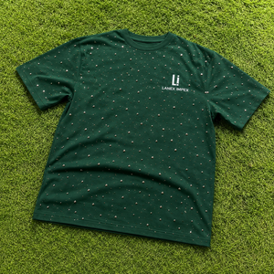 Custom Green Rhinestone Stud <b>T</b> <b>Shirt</b> <b>Men</b> Oversized Streetwear Casual Short Sleeve Crew Neck Sparkle Graphic Tee Fashion Apparel - Product Image 6