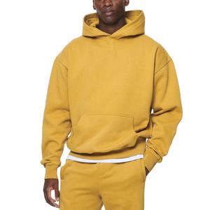 เสื้อฮู้ดผู้ชายสำหรับฤดูหนาว ผ้าฝ้ายฟลีซหนา 480 GSM อุ่นสบาย สไตล์สตรีท รับผลิตตามแบบ OEM - Product Image 2