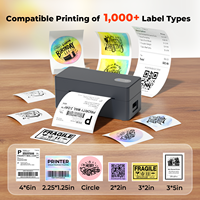 Imprimante d'étiquettes thermiques 4x6 pour adresses, envois postaux, colis, enveloppes, impression thermique directe pour entrepôt, logistique, vente au détail