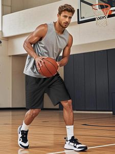 Shorts Cargo Décontractés d'Été pour Hommes en Coton Respirant Léger avec Taille Élastique et Cordon de Serrage, Multi-Poches, pour Activités de Plein Air et Voyage, Couleur Unie - Product Image 4