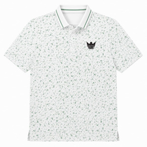 Chemise de golf pour homme en 88% polyester et 12% élasthanne Creora PowerFit, impression de logo personnalisée, évacuation de l'humidité, coupe athlétique, extensible dans 4 directions - Product Image 2