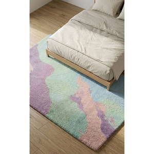 High Quality Hand Tufted Abstract High Pile Modern Area Rug Pet & Eco Friendly Extra <b>Thick</b> - Product Image 1