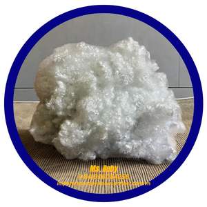 Fibra Vikohasan ofrece fibras cortadas de poliéster blanco HCS 7D recicladas, siliconizadas, de bajo precio, para relleno de cojines de sofá y juguetes. - Product Image 2