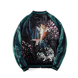 Chaquetas de Forro Polar de Lujo Sukajan para Hombre, Chaquetas Personalizadas de Moda con Cuatro Fénixes Legendarios, Reversibles, de Secado Rápido, Estilo Urbano - Product Image 5