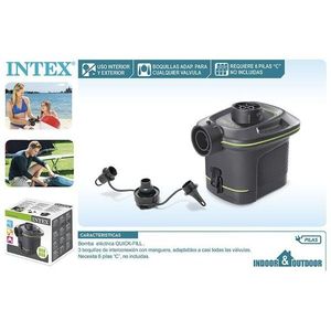 Intex Quick Fill Electric <b>Pump</b> 6 C <b>Batteries</b> Indoor Outdoor Use - Product Image 1