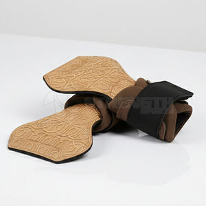 Poignées de musculation de qualité supérieure, confortables, en cuir, pour l'entraînement de force et l'utilisation en salle de sport - Product Image 6