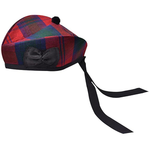 Gorro Glengarry, Sombrero Tradicional Escocés, 100% Lana Acrílica, Diseño Tartán, Inglaterra, Cuatro Estaciones, Gorro Glengarry a Cuadros - Product Image 2