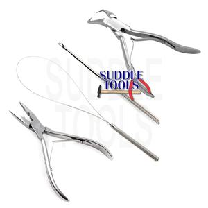 STAINLESS STEEL HAIR EXTENSION <b>PLIERS</b> TOOLS KIT <b>SET</b> of 4 MULTI-FUNCTION HAIR EXTENSION TOOLS <b>PLIERS</b> - Product Image 1
