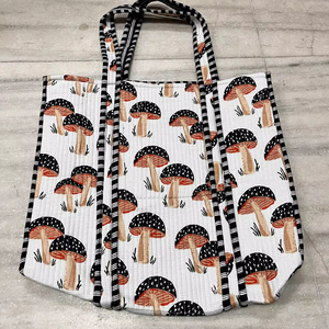 Bolso Tote de Cuero Genuino de Lujo para Mujer, con Impresión y Logotipo Personalizados, Bolso de Hombro Moderno, Bolso Tote de Algodón con Estampado a Mano - Product Image 1