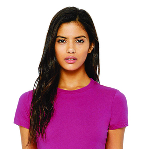 Camisetas cortas para mujer, muy vendidas, 100% algodón, transpirables, de secado rápido, disponibles en diferentes colores, logotipo personalizado. - Product Image 4