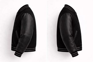 Fabricant de vestes universitaires, veste pull universitaire personnalisée, maillot de football pour hommes, veste de baseball vierge pour hommes en gros - Product Image 5