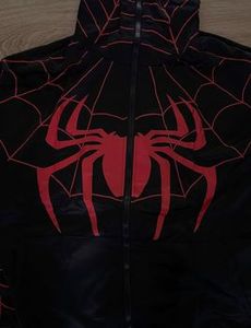 Sweat à capuche Spiderman personnalisé avec fermeture éclair intégrale couvrant le visage, sweat à capuche Spiderman surdimensionné avec fermeture éclair intégrale, veste à capuche pour homme - Product Image 4