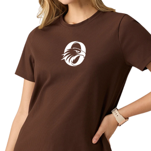Camiseta Deportiva de Manga Corta para Mujer, Cuello Redondo, Acanalada, Suave y Elástica, para Gimnasio, Running, Yoga y Fitness - Product Image 3