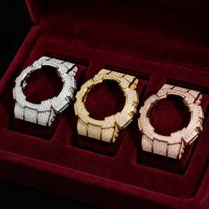 ขอบนาฬิกาประดับเพชรโมอิสซาไนต์แบบเต็มวง สำหรับรุ่น GA110 สีทอง สีโรสโกลด์ สีเงิน เครื่องประดับฮิปฮอป - Product Image 5