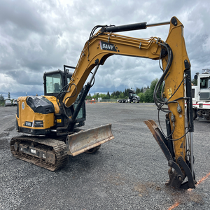 Excavadora de cadenas SY80U 2021 en venta, máquina de tamaño mediano lista para exportación y trabajo en obra. - Product Image 1