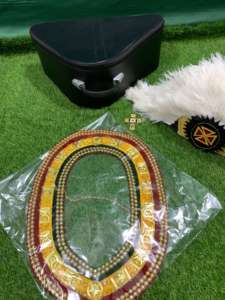 Best Quality Premium Luxury Masonic Regalia Customizable Gold Lapel Chain Safety Pin 3D Printed Embroidery Magnet Master Design - Product Image 2