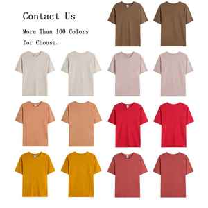 Camisetas de Hombre de Algodón de Primera Calidad en Varios Colores, Talla 4XL Vintage, Tejido de Punto de Poliéster/Algodón con Serigrafía - Product Image 4