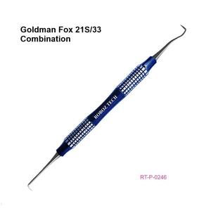 เครื่องขูดหินปูนแบบแมนนวล Ergonomic Dental Goldman Fox 5 ผลิตจากสแตนเลส ได้รับการรับรองมาตรฐาน CE โดย Roboz Tech ประเทศปากีสถาน - Product Image 4
