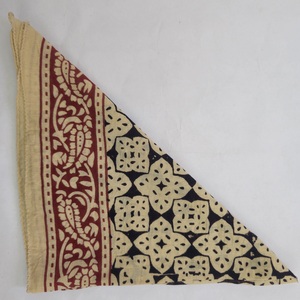 Pañuelo de algodón con estampado floral para playa, pañuelo para el pelo, pañuelo para la cabeza estilo bohemio, pañuelo indio estampado a mano, pañuelo ligero para el cuello, ideal para vacaciones de verano. - Product Image 3