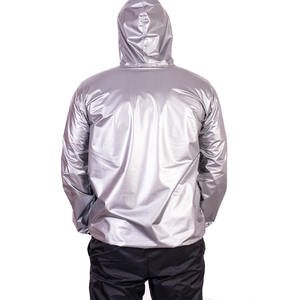 Veste coupe-vent décontractée pour homme, fermeture éclair, capuche, légère, respirante, sportive, pour tous les jours - Product Image 2