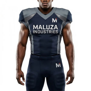 Uniformes de football américain personnalisés par sublimation, design sur mesure, short en twill cousu, respirant et anti-humidité pour le jeu - Product Image 1