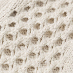 Sweat-shirt à capuche en tricot pour homme, motif gaufré, beige clair, coupe classique, 100% coton, écologique, avec poche imperméable - Product Image 2