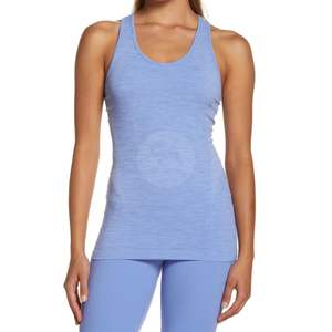 Camiseta sin Mangas de Punto para Mujer, Color Verde Oliva, Corte Ajustado, Alta Elasticidad, Secado Rápido, Transpirable, de Algodón, Estilo Deportivo - Product Image 5