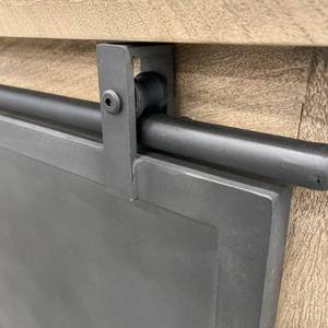 Buffet Vandana Stellar Prime en bois de manguier brossé et métal gris foncé - Product Image 2