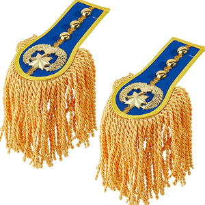 Nuevo Diseño Personalizado, Más Vendido, Bajo MOQ, Epaulettes de Hombro para Uniformes Ceremoniales - Product Image 1