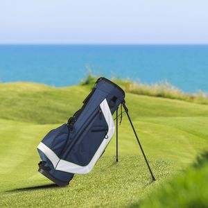 Blue and <b>White</b> 6-Hole Multi-Function <b>Bracket</b> for Golf Bags - Product Image 5