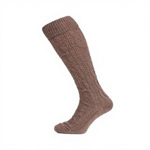 Chaussettes en laine 100% tissée, épaisses et thermiques, anti-bactériennes, décontractées, pour homme, pour l'hiver, le snowboard, Noël, motif écossais, style Oktoberfest - Product Image 1