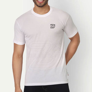 Camiseta de color sólido 100% algodón para hombre, cómoda, talla grande, corte holgado, ropa informal para hombre, camiseta a bajo precio - Product Image 5