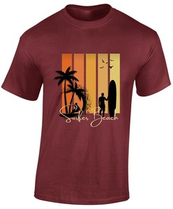 เสื้อยืดผู้ชายผ้าฝ้ายนุ่มอินเทรนด์สำหรับฤดูร้อน แขนสั้น คอกลม พิมพ์ลายสกรีน - Product Image 1