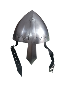 Casco Nasal Normando Hecho a Mano de Acero Suave, Armadura Vikinga, Casco de Guerrero Medieval para Recreación Histórica, Disfraces de Festival y Decoración del Hogar - Product Image 4