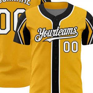 Camiseta de Béisbol Personalizada 2026, Sublimada, Transpirable, Resistente al Viento, de Secado Rápido, con Cuello en V, para Hombre, con Nombre del Equipo, Logotipo y Número Impresos, Deportiva, 100% - Product Image 6
