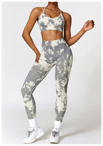 Ensemble de sport imprimé léopard : Soutien-gorge de sport et leggings froncés pour femme – Tenue de yoga et fitness 2026 Maanify - Product Image 5