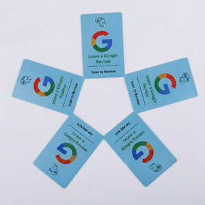 Carte de commentaires Google NFC en PVC, OEM ODM, code QR personnalisé, carte de commentaires à tapoter, carte de retour d'expérience numérique pour entreprises - Product Image 2