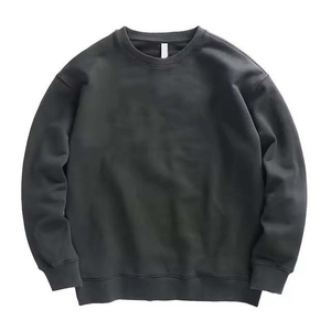 Wholesale Men's Casual Crewneck <b>Sweatshirts</b> High Quality Heavy Weight Cotton French Terry Streetwear - Product Image 6