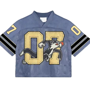 Camiseta de Fútbol Americano para Hombre, Mujer y Niños, Ropa Deportiva de Alto Rendimiento, Secado Rápido, Absorbe la Humedad, para Entrenamiento, Práctica y Juego - Product Image 6